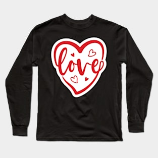 Valentine's Day Stickers - Love Long Sleeve T-Shirt